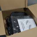 Under Desk Elliptical Machine, Electric Leg Exerciser for Seniors with 12 Adjustable Speeds, Auto & HR Modes, Portable Quiet Seated Pedal Exerciser with Remote Control