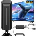 2025 TV Antenna Indoor Antenna for Smart TV for Long Range Reception and All Smart TVs HD Digital Antenna with Amplifier Signal Booster for Local Channels Supports 4K 1080p
