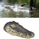 GARTENGERATE Pond Floating Alligator Head Decoy, Outdoor Pools Float Fake Gator Head,Crocodile Head for Decorations,Swimming Pool,Koi Pools, 13 x 5.5 x 2.8 Inches