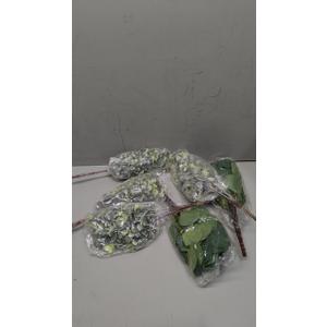 40 Pcs Artificial Greenery Eucalyptus Stem Silver Dollar Leaves Baby Eucalyptus Leaves Suitable for Family Wedding Vase Centerpieces Bouquet Flower Arrangement