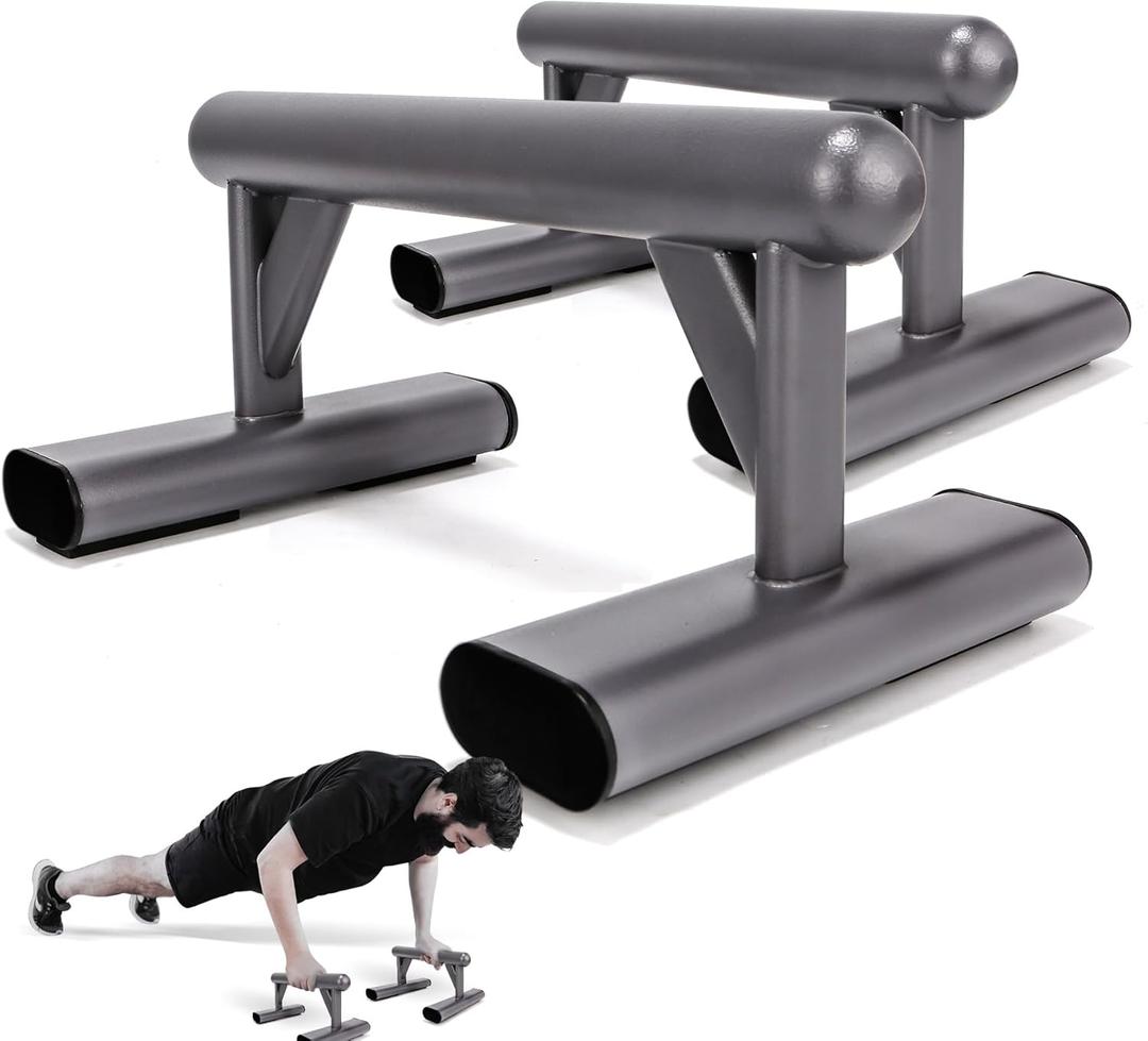 Push-Up Stand - Durable Metal Construction, Non-Slip Pads, Wrist-Friendly Design for Full-Body Workouts, Ergonomic Home/Gym Equipment