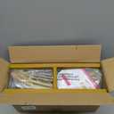 Metal Arch Backdrop Stand Set of 3(6 ft, 5 ft, 4 ft) Party Arch Stands for Valentines Day, Wedding, Birthday, Baby Shower, Bridal Shower,Balloon Arched Frame for Garden Decor, Gold Floral Arches