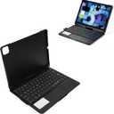 Tablet Case for Air 5th Generation 2022 Model,Universal 10.9in Magic RGB Backlit iOS Case with Keyboard,360 Rotatable iOS TouchPad Keyboard Case