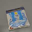 2 x Blue Happy Birthday Banner Sign Airplane Banner Birthday Party Supplies Nursery Hanging Decorations 19Pcs
