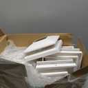 VOLISUN Solar Post Cap Light Outdoor Waterproof 12pack,Solar Fence - Post Lights for 4x4 5x5 6x6 Wooden/Vinyl Post,White Deck Cap Light Solar Powered with Warm White for Garden/Patio/Porch