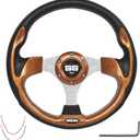 Golf Cart Steering wheel for EZGO YAMAHA and Club Car Precedent Most Golf carts Wood Grain