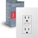 Legrand Radiant® Wi-Fi Matter Smart Outlet 15A, Effortless Setup, Enhanced Compatibility with Apple HomeKit, Google Home, Alexa & SmartThings, Easy Wi-Fi Connectivity with Matter, Pack of 1