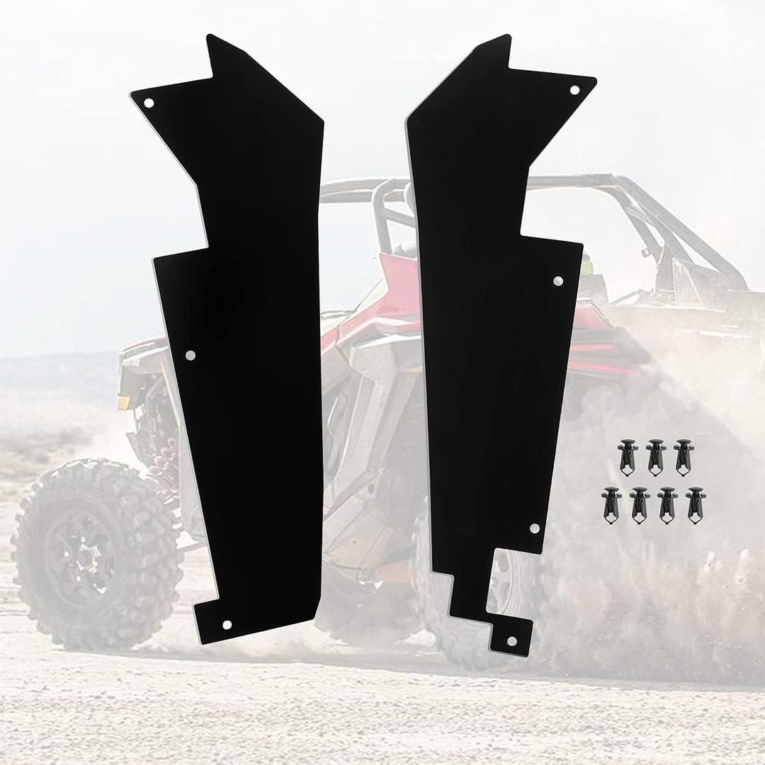 KEMIMOTO PRO XP Fender Flares Accessories, Rear Wheel Well Block Offs, Inner Splash Fender Mud Guard, Compatible with Polaris RZR PRO XP/R 2020-2026