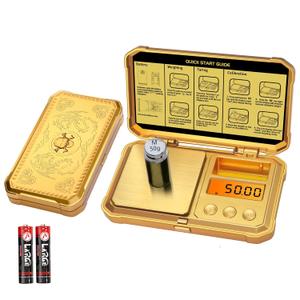 GRAM PRES Digital Pocket Gram Scale 300g x 0.01g Accuracy Small Mini High Precision Gold Scale Digital Weight Grams and Oz for Jewelry,DiamondArrows, Powders and Medicine,with 50g Cal Weights