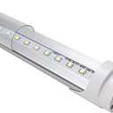 LightingWill LED T8 Light Tube 3FT, Daylight White 5000K, Dual-End Powered Ballast Bypass, 1600Lumens 15W (32W Fluorescent Equivalent), Clear Cover, AC85-265V Lighting Tube Fixtures, 1 Pack