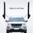CARMOCAR A-Pillar Front Molding Windshield Outer Trim Replacement for 2011-2019 Ford Explorer 4 Door Utility (Left & Right) Replaces BB5Z-7803145-AA BB5Z-7803137-AB BB5Z7803136AA BB5Z7803136AB