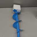 16" x 4" Upgraded Auger Drill Bit with Sharp Thickended Blades and Tungsten Steel Cemented Carbide - Ice Augers for Ice Fishing Intensive Blades for Planting for 3/8" Hex Drive Drill