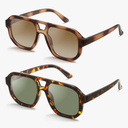 livho Trendy Polarized Square Aviator Sunglasses Women Men Square Eyewear Frame, Retro Sun Glasses for Women Men 2025 Shades