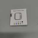 Bling Bumper Case Compatible with Apple Watch Series 6/5/4/SE 3/SE 2/SE 40mm, Diamond Protective Face Cover for Women, Hard PC Frame Protector for iWatch 40mm (Silver)