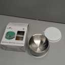 Avanchy Baby Bowls with Suction and Storage Lids Set. Babies Kids Toddler Boys Girl First Food Feeding. Fits Feeding High Chair Table. Stainless Steel, Green