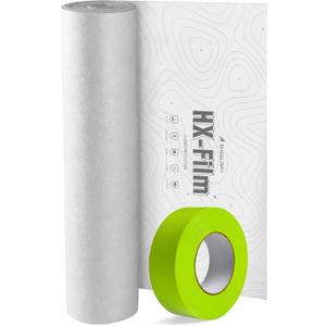 39" x200' Heavy-Duty Floor Protection | Construction Grade Carpet Protector | Drop Cloth Plastic Film for Hardwood Floors | Waterproof Painters Covering with No Residue(Summit White)