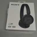 Sony WH-CH520 Wireless Headphones Bluetooth On-Ear Headset with Microphone and up to 50 Hours Battery Life with Quick Charging, Black