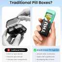 Daviky Weekly Pill Organizer 1 Time a Day, Travel Drawer-Style Pill Box for Daily Medication, 7-Day Pill Case, Compact & Portable, Ideal for Vitamins, Fish Oils & Supplements