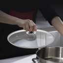 Tempered Glass Lid with Heat Resistant Handle,12"/30cm, Clear