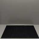 Dish Drying Mat for Kitchen Counter, Collapsible Trifold Large Dish Drainer Mat, Silicone Drying Mat with Hook, 24x16In Non-Slip Silicone Sink Mat, Easy to Clean, Black