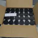 2 oz Small Glass Jars 24 Pack with Black Lids, Durable Clear Comestic Jars with Inner Liners for Creams, Lotions Crafts, DIY Skincare