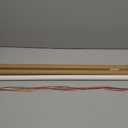 36 Inch Ceiling Fan Downrod with 6 x 18-AWG Wires,Ceiling Fan Extension Rod 1 Inch Outer Diameter, Improves Airflow,Suitable for Various Ceiling Fans(White, No Threaded)