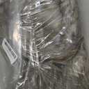 Realspring 2 Pcs 20 Inch Christmas Stocking Faux Fur Stocking Grey Brown Socks Xmas Fireplace Hanging Socks for Home Festive Party Gift Decorations