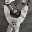 HURRICANE 3 pc Aviation Tin Snips Set, 10 inch Metal Cutter Shears for Cutting Sheet Metal, Cr-V Blades, Straight Left and Right Aviation Snips, with Ergonomical TyreGrip Handle and Safety Latch