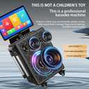 Smart Karaoke Machine with 15.4 Inch Touch Screen & Lyrics Display, 1000W Peak Power Powerful Speaker, Super Deep Bass Sound for Home Party, Outdoor – Great for Adults, Kids, Singers & Music Lovers