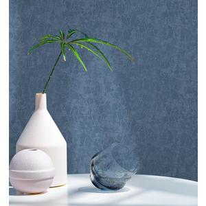 CiCiwind 393.7"15.7" Blue Peel and Stick Wallpaper Textured Removable Self Adhesive Embossed Contact Paper Modern Wallpapers for Walls Bedroom Bathroom Home Decor