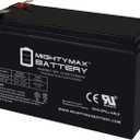 Mighty Max Battery ML7-12F2 - 12 Volt 7 AH, F2 Terminal, Rechargeable SLA AGM Battery