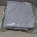 Blue Linen Blackout Curtains for Kids Bedroom Nursery 84 Inch Length 2 Panels, Thermal Insulated Full Room Darkening Noise Reducing Privacy Window Curtains for Boy Room, Each 52 Inch Wide