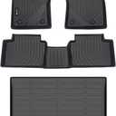 All Weather Car Floor Mats & Cargo Liner for Mazda CX-30 2020-2024 2025 Custom Fit Full Set Accessories - Black