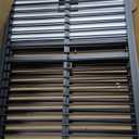 Lyromix 43'' Dog Crate Furniture with 3 Doors, XL Wooden Crate End Table Heavy Duty Indoor Puppy Cage for Medium to Large Dogs, Multiple Units Can be Combined (Brown)