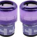Lemige 2 Pack Vacuum Filters Replacement Parts Compatible with Dyson V11 Origin V11 Torque Drive V11 Animal V11 Complete V11 Extra V15 Detect V15s Detect Submarine Vacuums, Compare to Part 970013-02