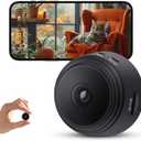 Hidden Camera,1080P HD WiFi Mini Nanny Cam with Night Vision & Motion Detection - Indoor/Outdoor Wireless Security Spy Cameras for Home, Car, Baby & Pet Monitoring-Upgraded A9 (Black)