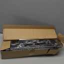 Extra Long Curtain Rods 120-inch To 170-inch, 1" Heavy Duty Black Curtain Rod for Windows Outdoor Pato, Living Room, Bedroom, Metal Modern Drapery Pole with End Caps, 10 to 14.2 ft Drapery Rod