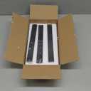 15 Pcs Marble Tile Edge Trim,12 Inch Marble Pencil Liner Both Side Polished for Bathroom, Backsplash, Kitchen, Tile Shower, Black 