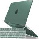 IBENZER Compatible with MacBook Pro 16 Inch Case 2026 2025 2024 2023 2022 M4 M3 M2 M1 A3403 A3186 A2991 A2780 A2485 Pro Max for Mac Pro 16,HardshellCase&KeyboardCover,MidnightGn,T16X-MTGN+1
