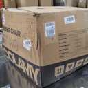 COLAMY Wooden Dining Chairs Set of 4, Modern Fabric Upholstered Kitchen Side Chairs, Farmhouse Dining Room Chair with Foot Pegs, Beige