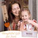 Keluna Wind Chimes Gifts for Aunt - Auntie Wind Chimes from Niece Nephew Love Reminder Gifts for Birthday Mother's Day Aunt Gift for Indoor Outdoor Garden Patio Home Décor
