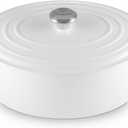 Le Creuset Enameled Cast Iron Signature Oval Dutch Oven, 8 qt., White