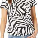 Star Vixen Women's Short Sleeve (Zebra, XL)