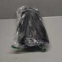 Mask Fins Snorkeling Gear for Adults, Full Face Snorkel Mask & Adjustable Swim Fins Snorkel Set, Panoramic View Snorkel Mask Dry Top Anti-Fog Anti-Leak (Blue)