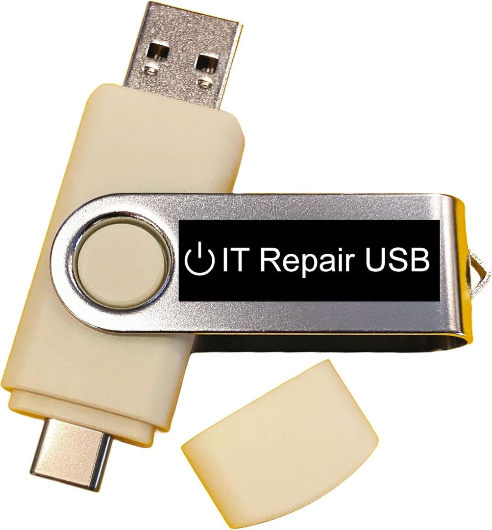 Computer IT Repair Bootable USB Flash Drive  Antivirus, Data Recovery & Password Reset Toolkit for Windows PCs  Fix Boot Issues, Restore, Clean & Maintain System Health (Regular)