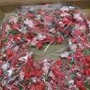 TEMPUS 5.9Ft Artificial Pink Flower Garland Natural Vine Garland for Front Door Mantel Party Decorations Valentines Mother's Day Decorations Wedding Party Home Decor