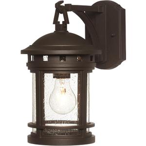 DESIGNERS FOUNTAIN Sedona Outdoor Light Fixture, 13 Inch Exterior Wall Lantern Sconce for Front Door, Patio and Porch, Oil Rubbed Bronze, 2371-ORB