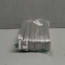 6 Pcs Tin Pencil Case Metal Pencil Case Empty Hinged Stainless Steel Box Rectangular for Brushes Crayon