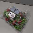 Joyhalo Christmas Garland with Lights Battery Operated - 5.6ft 20 LED Red Berry Lighted Christmas Garland, Christmas Decorations Prelit Garland Indoor Outdoor Fireplace, Stair, Railing, Mantle Decor