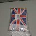 PartyKindom Union Jack Flags on Sticks Polyester Handheld Fifty Pack